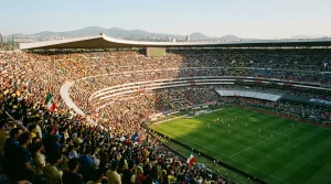 Estadio Azteca i Mexico City der VM 2026 apnes