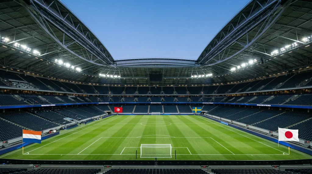 Gruppe F i VM 2026 med Nederland, Japan, Tunisia og Sverige