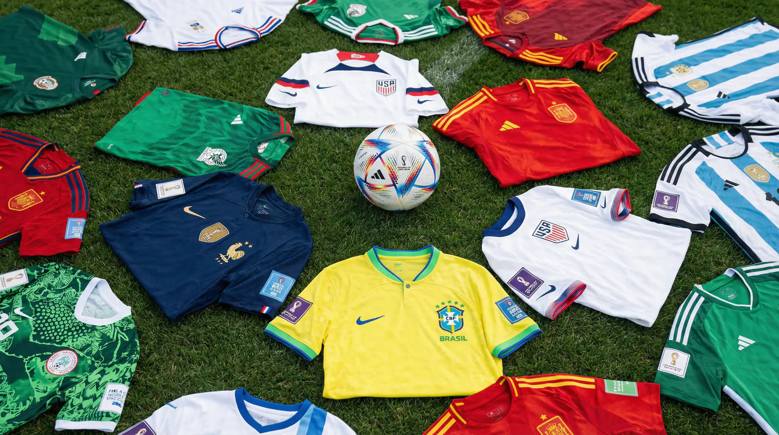 Oversikt over alle 12 grupper i VM 2026 med 48 deltakerlag fra hele verden